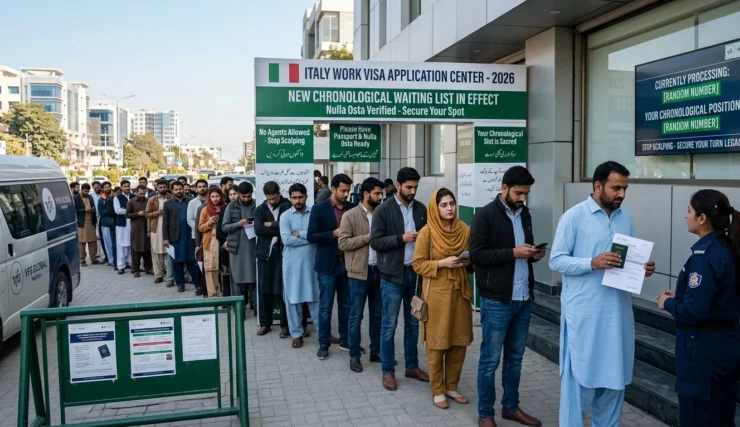 How to Use Italy’s New 2026 Chronological Waiting List in Pakistan